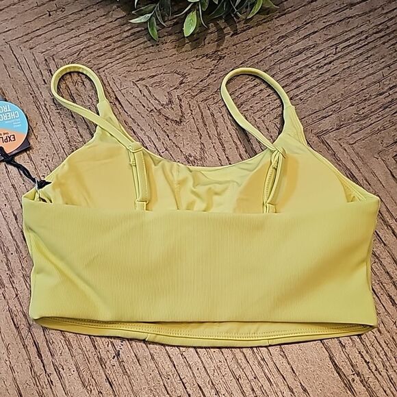 Kyodan lime ribbed sports bra size S NWT - Picture 6 of 7